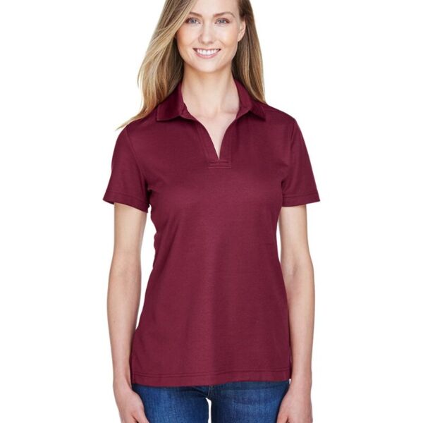 Women's CrownLux Performance® Plaited Polo Thumbnail