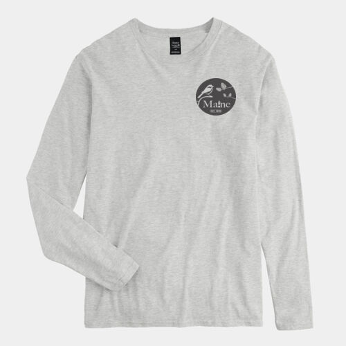 Left Chest Maine   - Unisex Perfect-T Long Sleeve T-Shirt Thumbnail