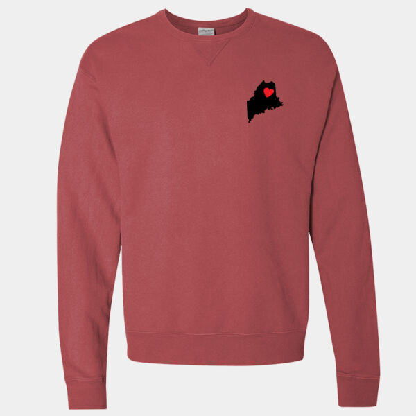 Moose Design.     - Garment-Dyed Crewneck Sweatshirt Thumbnail