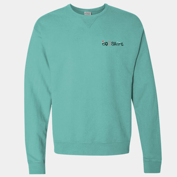 Snow Moose.   - Garment-Dyed Crewneck Sweatshirt Thumbnail