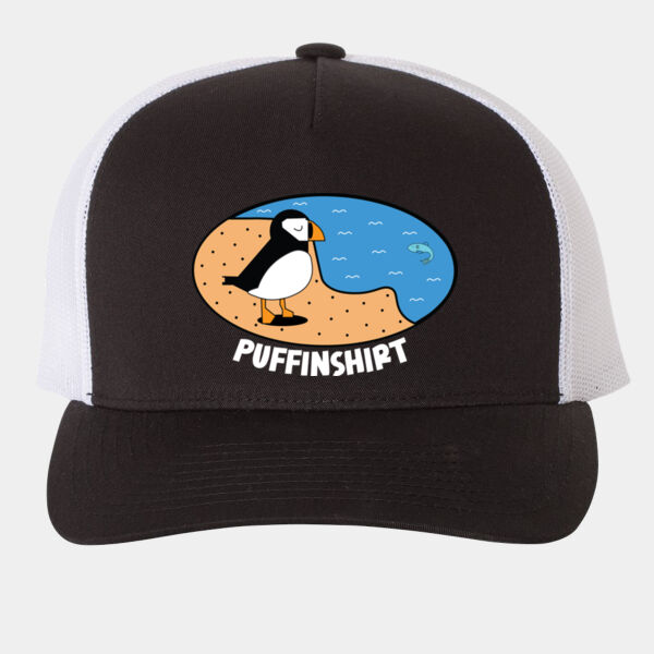 Puffin Hat -  - Five-Panel Retro Trucker Cap Thumbnail